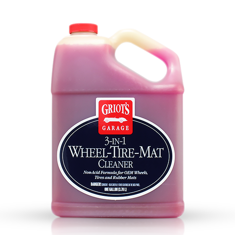 Griot's Garage 10825 3-in-1 Wheel-tire-mat Cleaner 25 oz