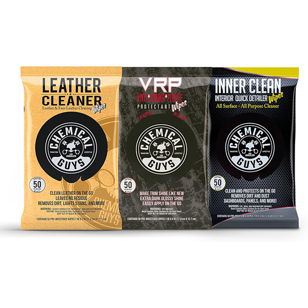 Chemical Guys Leather Interior Wipes 150pk (Leather/InnerClean/VRP)