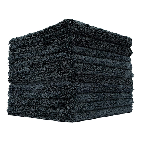 The Rag Company Double Twistress Microfiber Towel Black - 20 x 24